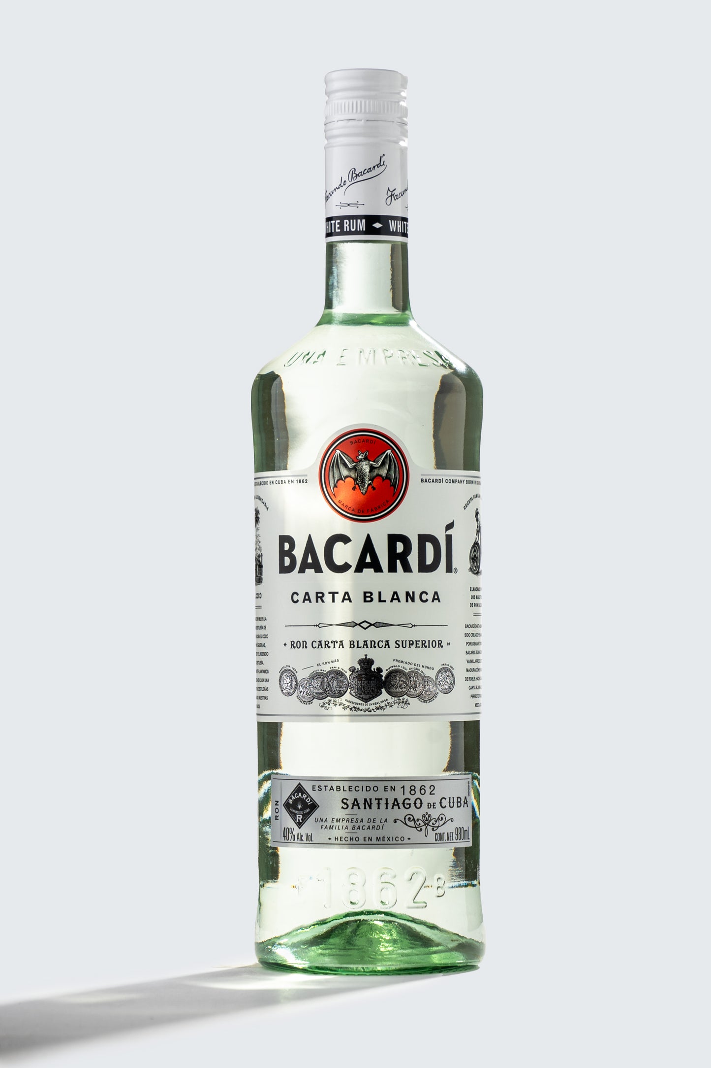 Ron Bacardi Blanco 980 ml
