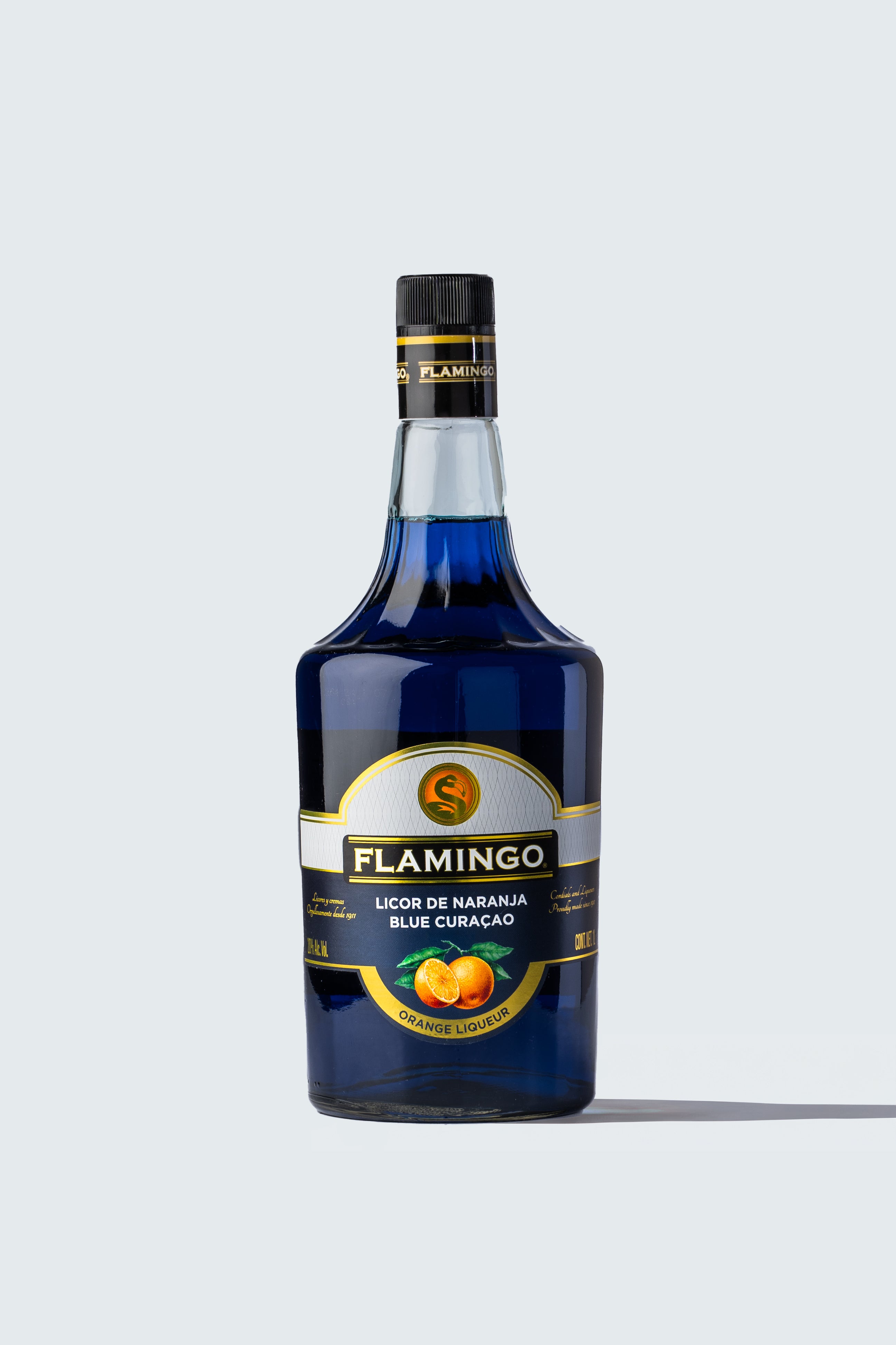 Licor Color Azul Licor Flamingo Curacao Azul 1000 ml – 5 Liquor Store