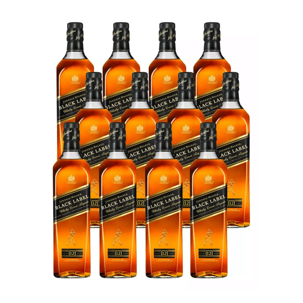 Whisky Johnnie Walker Black Label 12x750ml